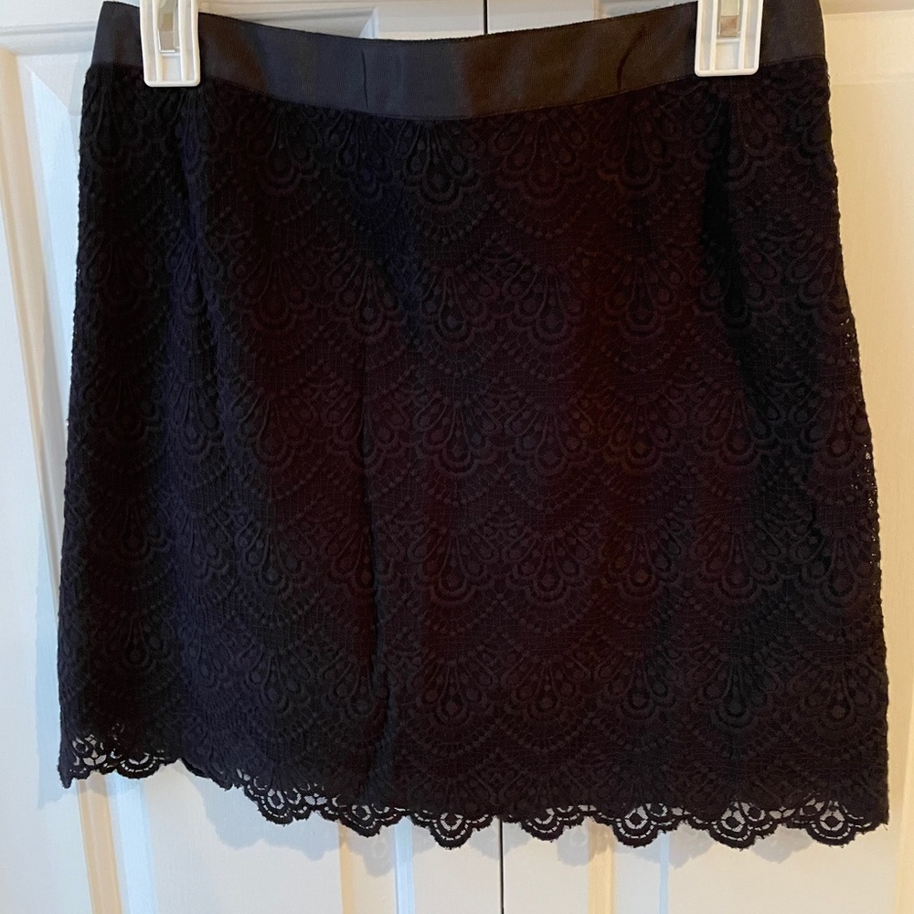 J Crew lace mini skirt